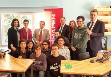 Pimapen Maker Room was opened at the Anatolian High School, Kadıköy.